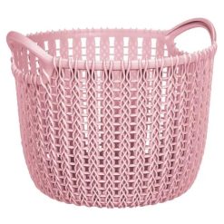 SH1608 Kosh plastike roze me thurje
