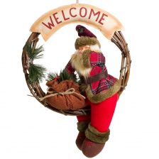 SZ439 Kurore Druri Dekorative Babagjysh “Welcome” 40 Cm