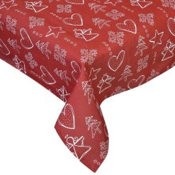 SH2068 Mbulese Tavoline e Kuqe 140×180cm