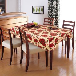 SH2067 Mbulese Tavoline Krishtlindjesh me Lule 130×170cm