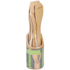 SH2307 Lugë Kuzhine Druri Set 5 Copë