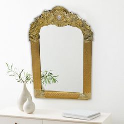 SH2468 Pasqyre dhome Gold 70x45cm