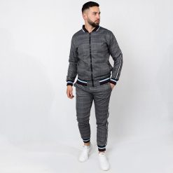 MKS104 Kostum Sportiv me vija dhe me kuadrate