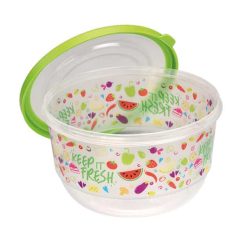 SH0013 Mbajtese ushqimi rrethore TRENDY with  IML DESIGN (Ø 15x9 CM ) 1 L