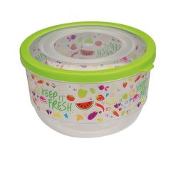 SH3357 Mbajtese ushqimi rrethore TRENDY with  IML DESIGN  (Ø 18x10,5 CM ) 1,8 L
