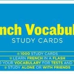 French Vocabulary Study Cards 1000 Cards