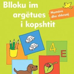 Numero Dhe Shkruaj Blloku Im Argetues I Kopshtit