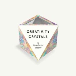 Creativity Crystals - 5 Translucent Erasers