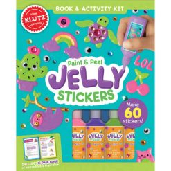 Paint & Peel Jelly Stickers (book & Activity Kit)
