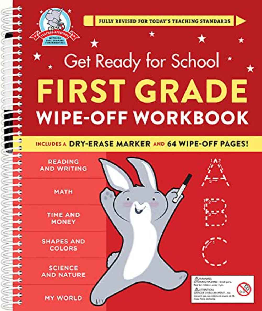 Get Ready For School - First Grade Wipe Off Workbook 1 Get Ready For School - First Grade Wipe Off Workbook