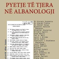 Pyetje Te Tjera Ne Albanologji