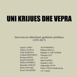 Une Krijues Dhe Vepra