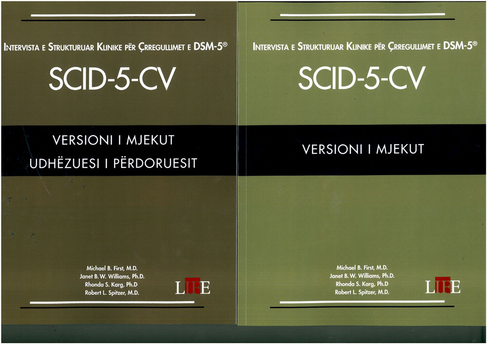 SciD-5-Cv Versioni I Mjekut/udhezuesi I Perdorimit 1 SciD-5-Cv Versioni I Mjekut/udhezuesi I Perdorimit