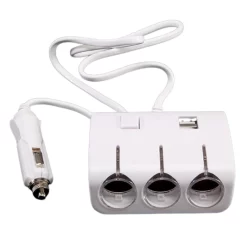 M7701 Adaptor me 3 Fole Dalese dhe 2 USB
